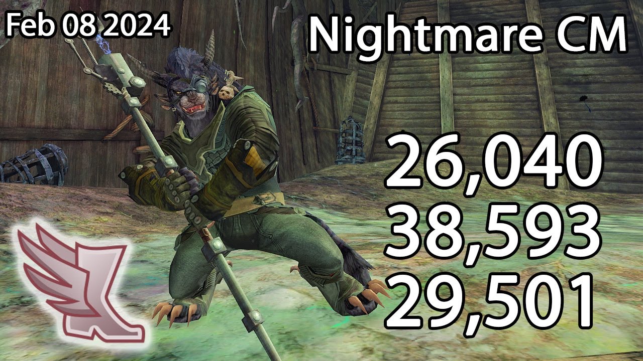 GW2 | Power Daredevil w/Artillery Barrage | Nightmare CM | 2024 02 08