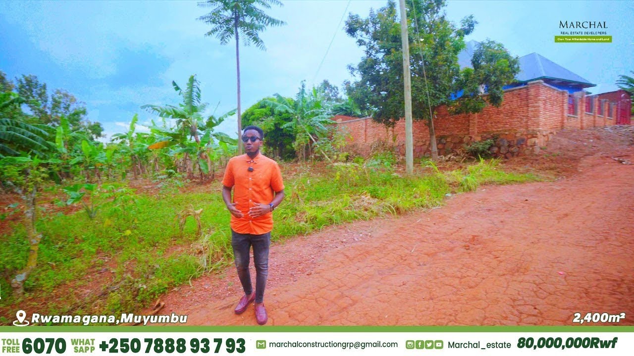 MUYUMBU: Reba Isambu nini (2,400m2) IGURISHWA | wakuramo #IBIBANZA Byiza | iri muri R1 | Haratuwe 
