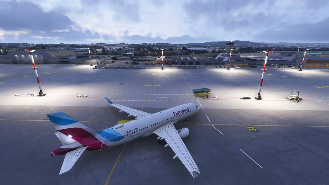 FENIX A320 | Arriving at LOWL, Linz airport Austria | MSFS2024