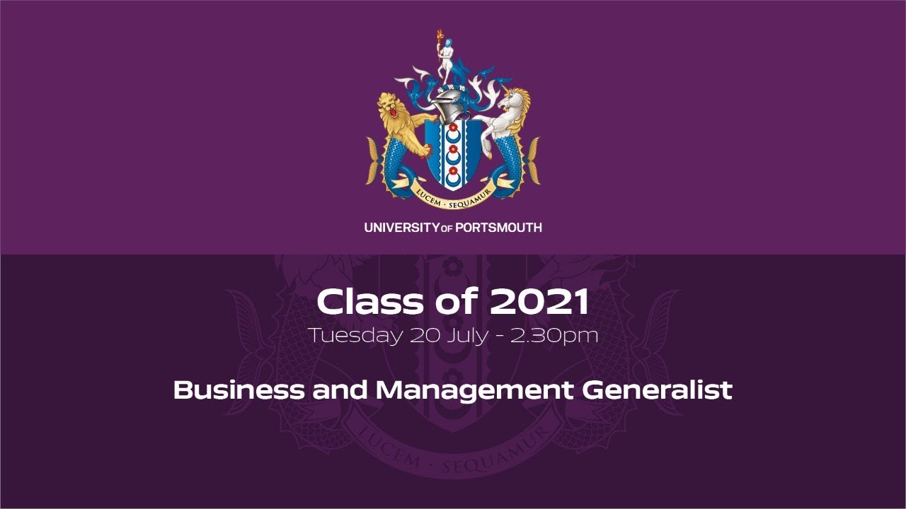 Graduation 2021: Business and Management Generalist