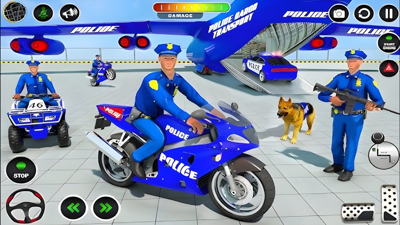 Police Car Chase Simulator 3D Game - Real Cop Cars Driving Simulator 2025 - Android Gameplay 