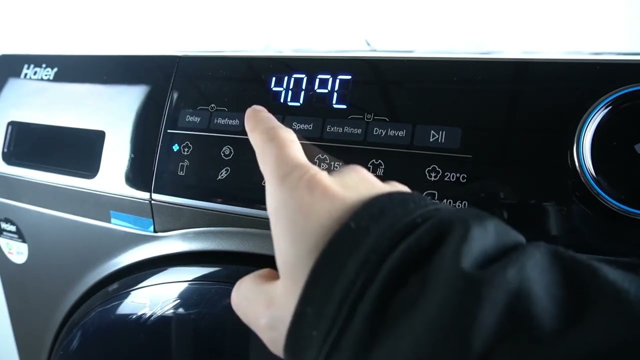 HAIER I-Pro 5 – Come cambiare temperatura e velocità centrifuga