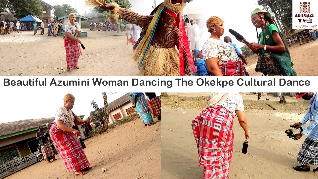 Beautiful Azumini Woman Dancing The Okekpe Cultural Dance - Adamazi Tv Celebrates Okekpe 2023