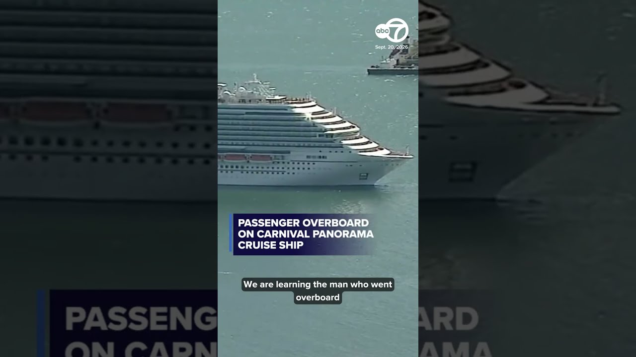 Passenger goes overboard on Carnival cruise ship heading to Long Beach