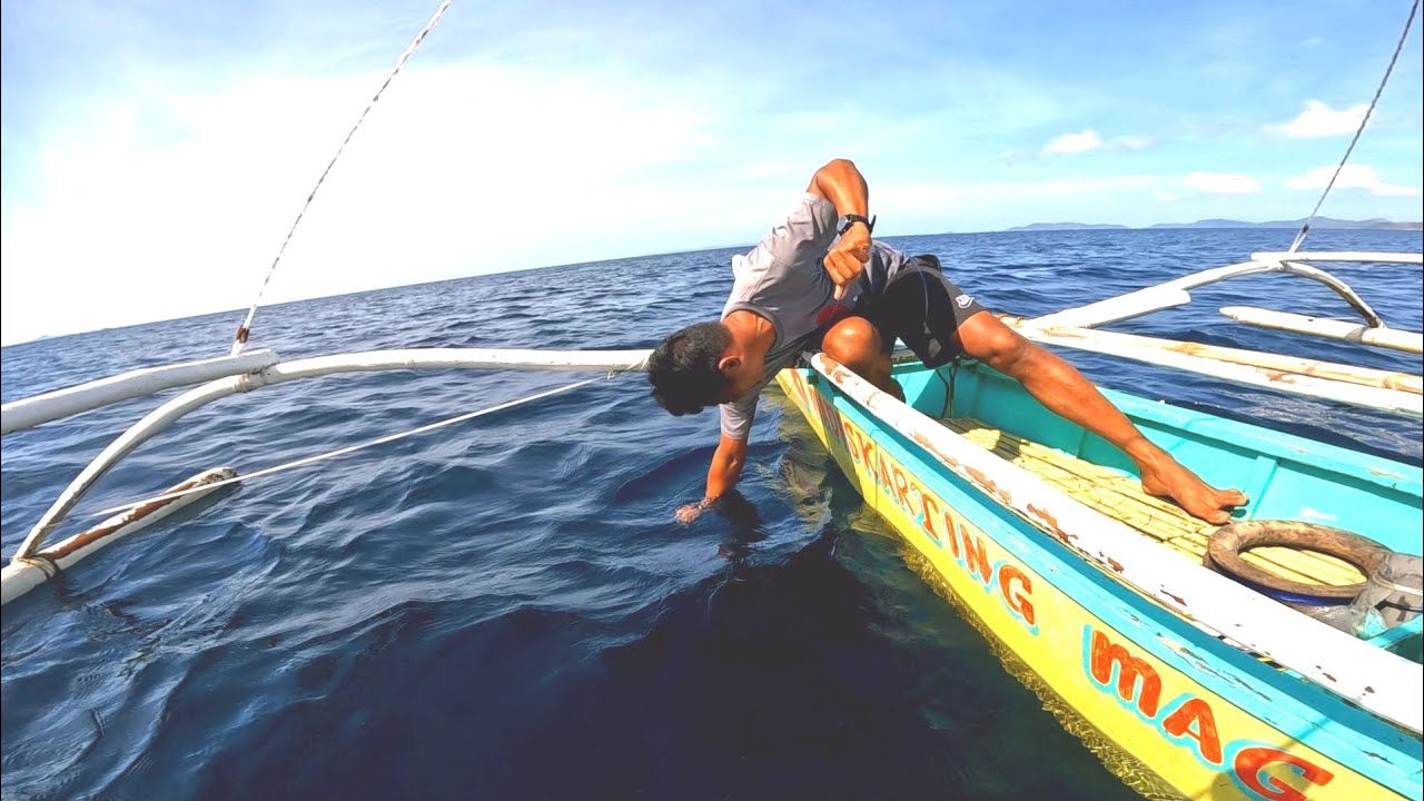 Muntik na ako nabagsak 3 Giant Grouper ang naisampa ko!