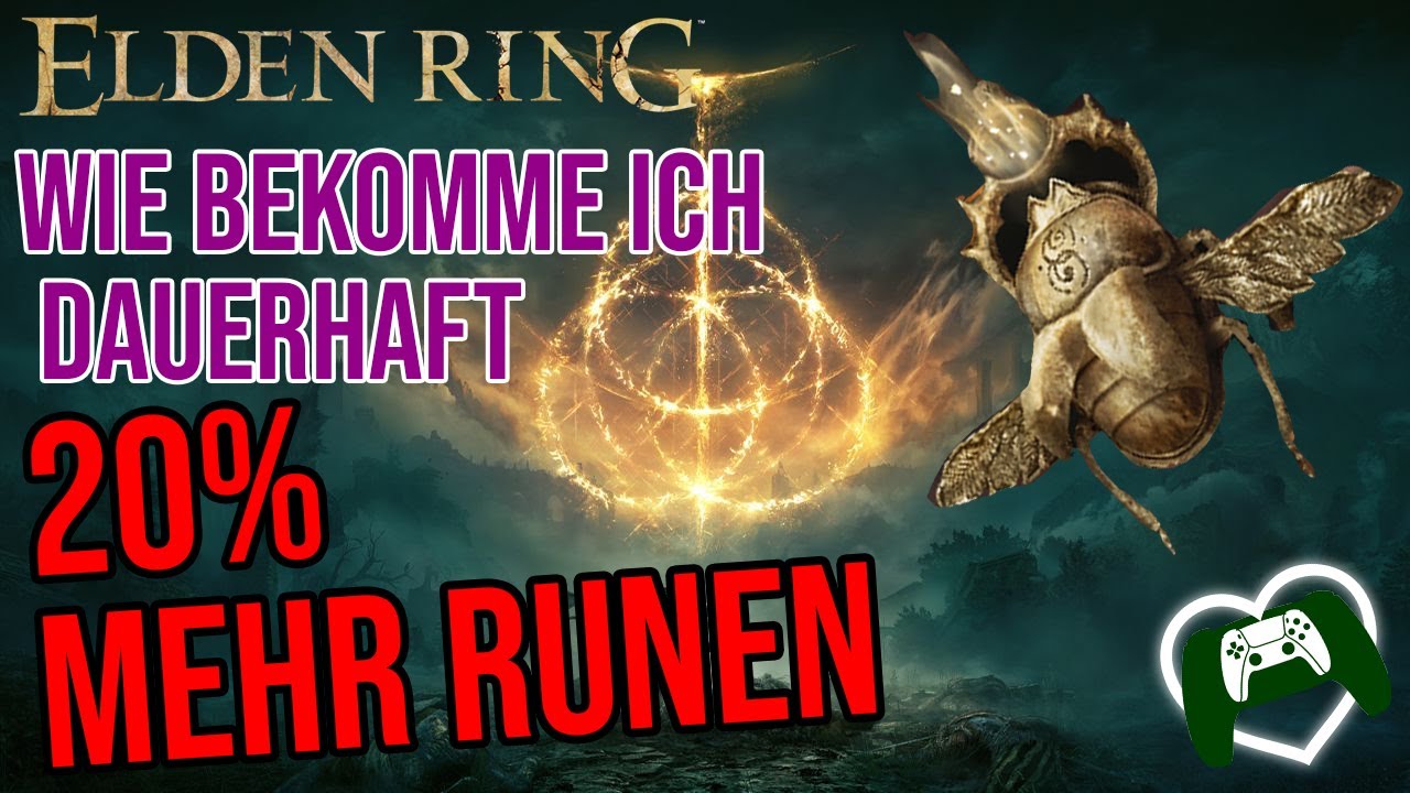 Wie bekomme ich dauerhaft 20% mehr Runen (Goldener Skarab&auml;us) | Elden Ring Guide | PS5