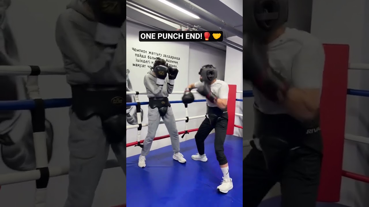 One Punch Sparring 💥 | Walka zakończona natychmiast #boks #życieboksera
