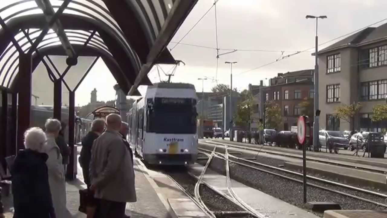 Kusttram - Oostende. Береговой трамвай - Остенде (Бельгия). 15.10.2012