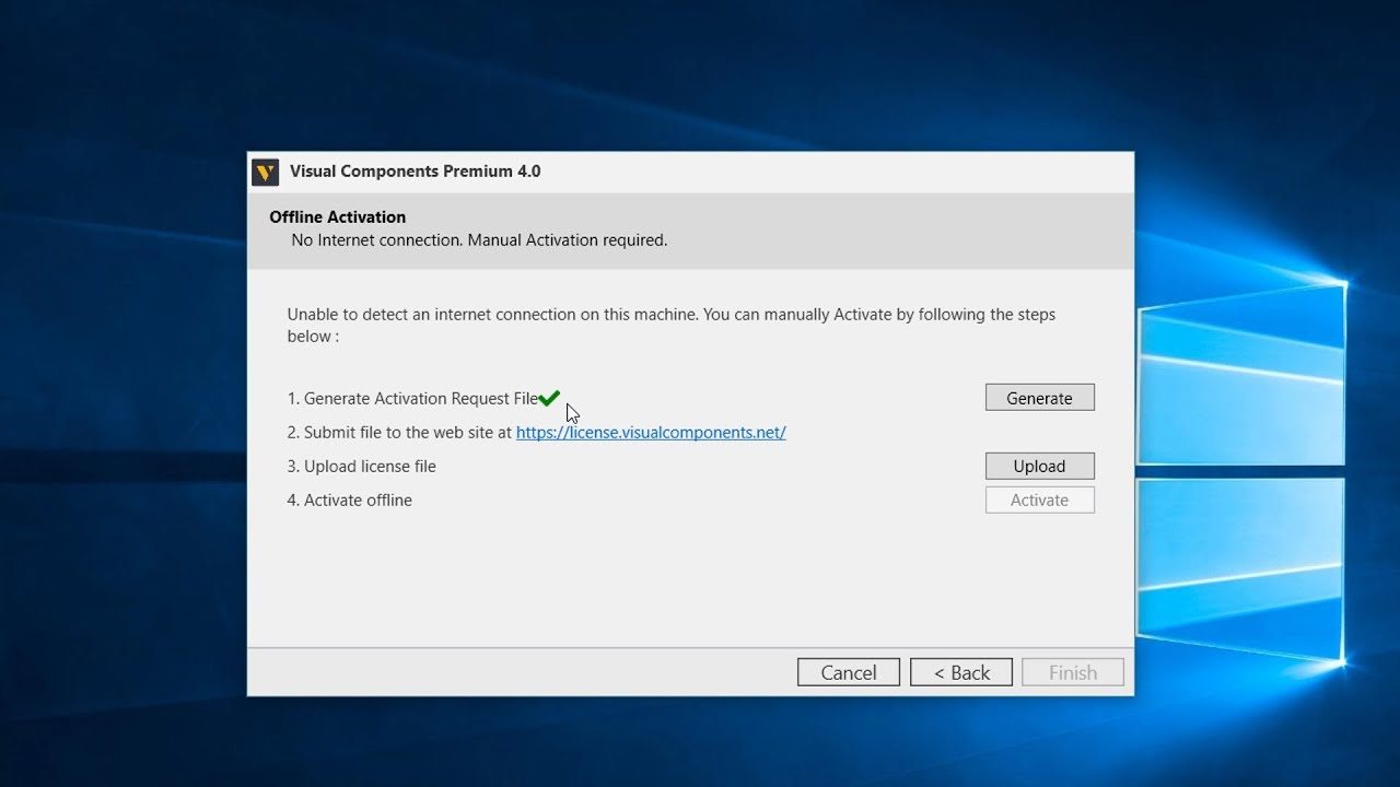 Manually Activate a Standalone License