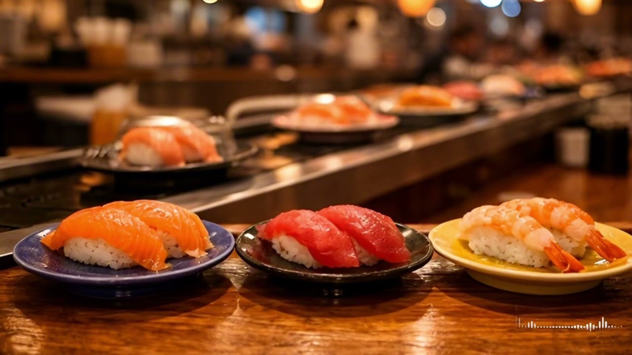 7PM Sushi Mood | 7시 회전초밥집의 맛있는 저녁 감성