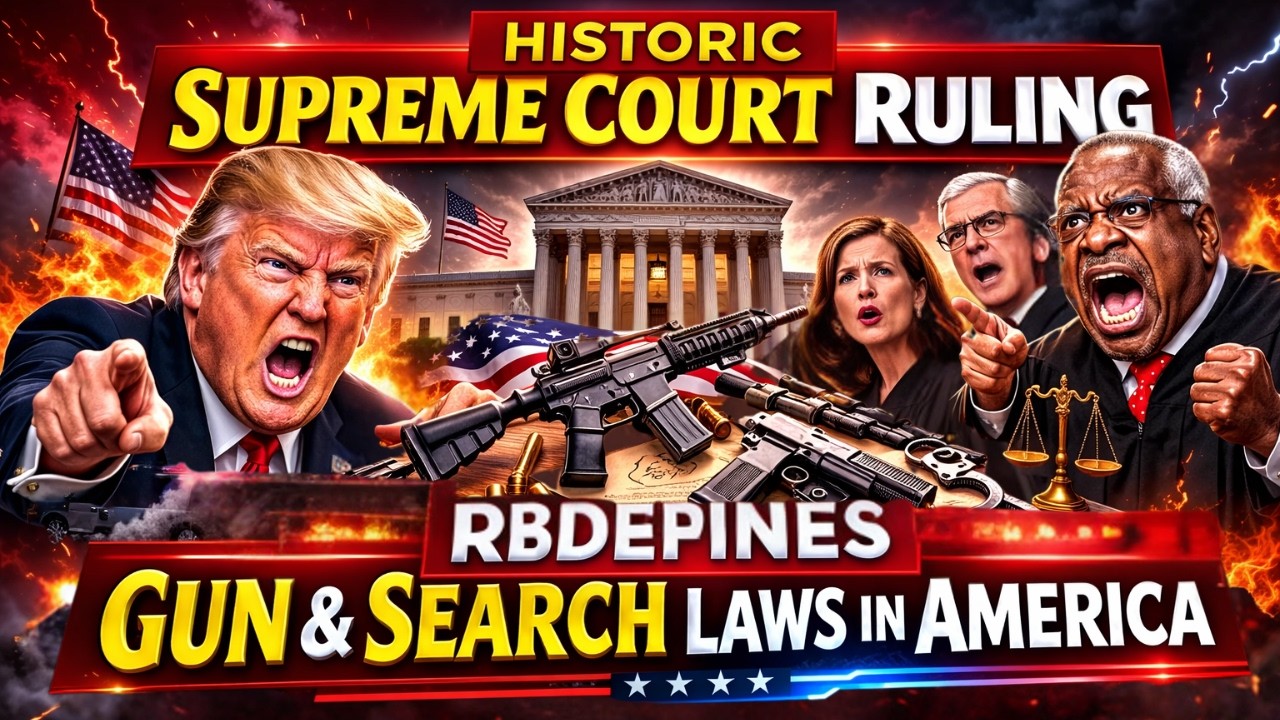 Historic Supreme Court Ruling Redefines Gun & Search Laws in America