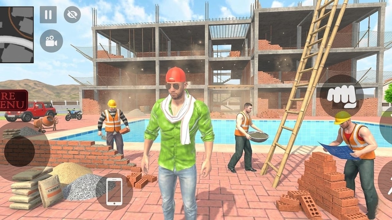 🏠 Franklin Ne Bana Diya Apna 4 Manjila House 😱 | Jack ka 4 Floor 🔥 | Indian Theft Auto Simulator 🎮🚗