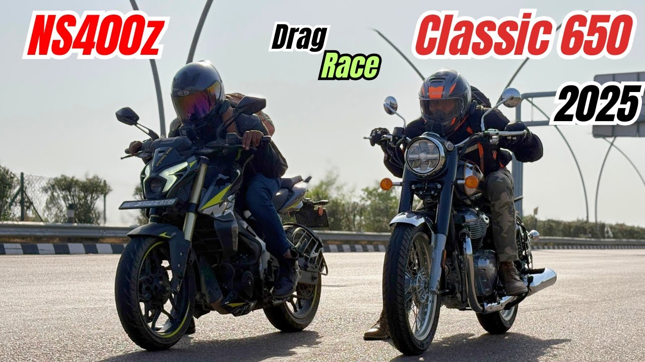 Classic 650 vs NS400z Performance Test