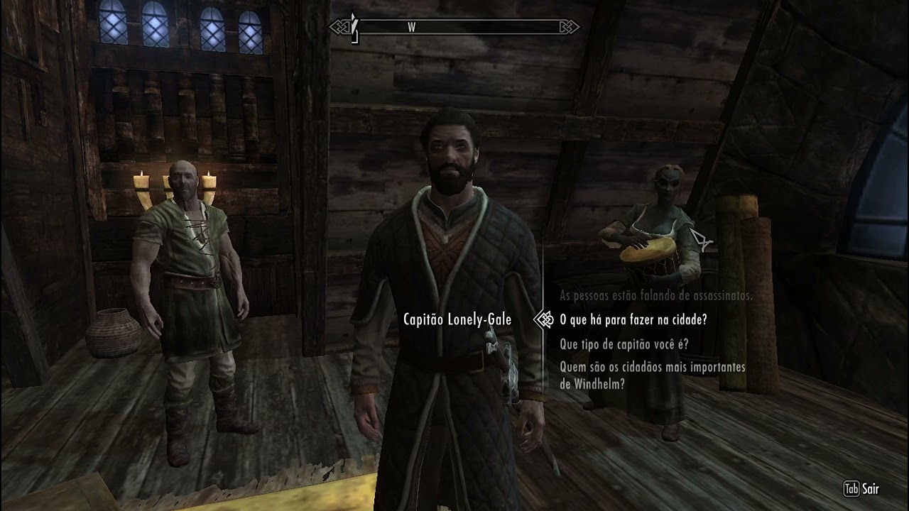 SKYRIM: PERIGOS NOTURNOS NA CIDADE