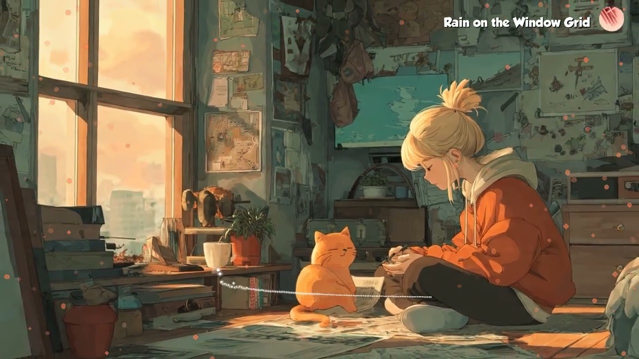 Sleepy Lofi Night 😴 Calm & Relax