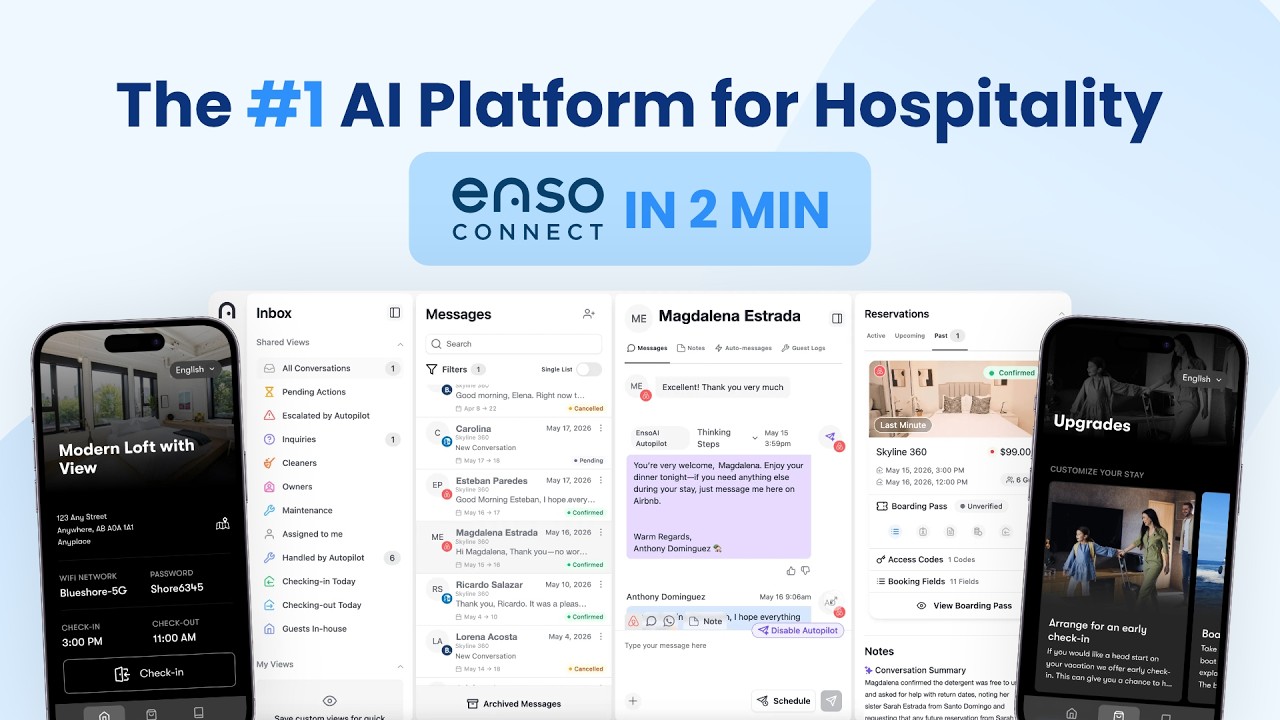 Enso Connect: The AI Guest Experience Platform for Hospitality