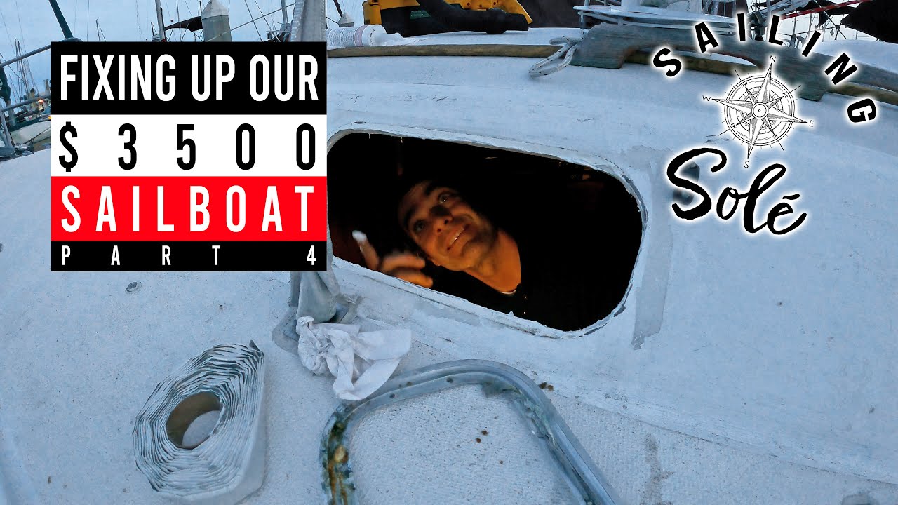 EP37 - $3500 Catalina 30 BOAT WORK Sealing & REPLACING Windows