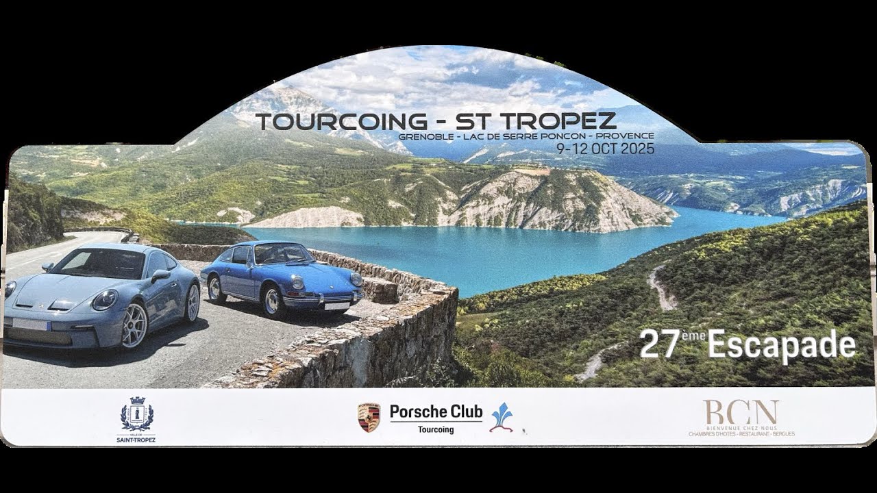 09 au 12 octobre 2025   27ème Escapade à Saint Tropez.