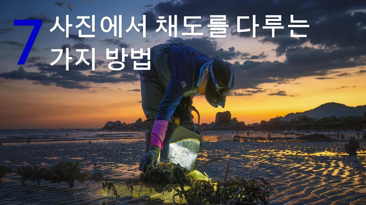 사진에서 채도를 다루는 7가지 방법