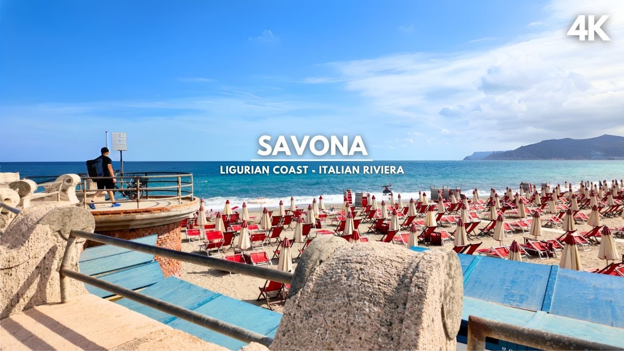 HIDDEN GEM of The Italian Riviera - Summer at SAVONA Ligurian Coast [4K]