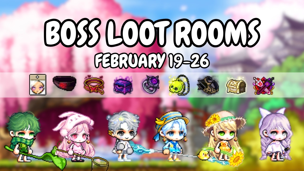 Maplestory GMS Bera | Weekly Boss Loot Rooms | February 19-26