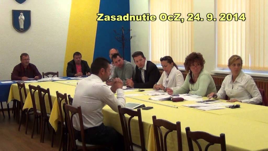 Zasadnutie OcZ, 24. 9. 2014