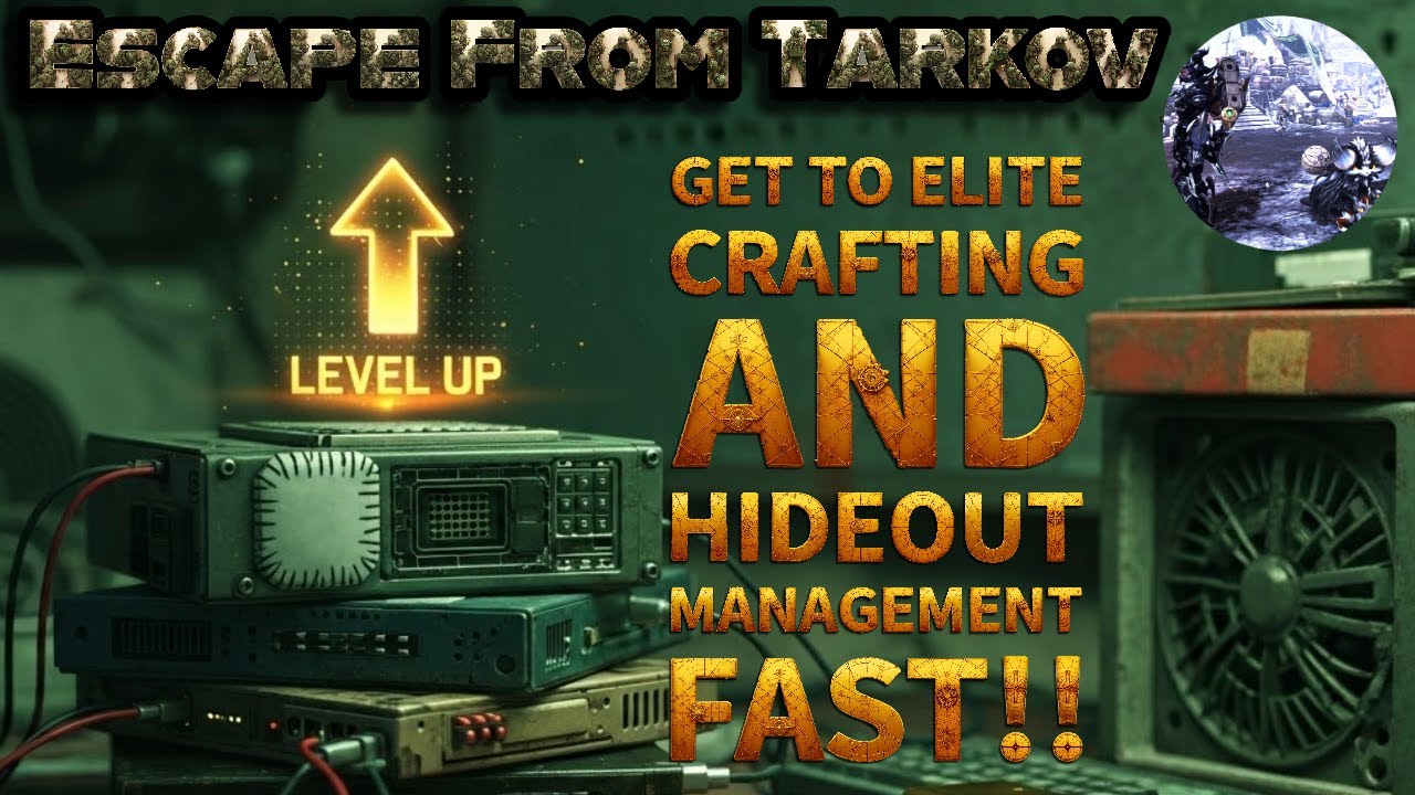How To Maximize Crafting AND Hideout Management Experience In Escape From Tarkov AFK Leveling Tips!