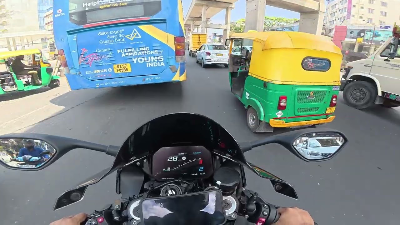 18Feb2026 - BMW S1K Bangalore Biker - Daily Ride - Home To Office