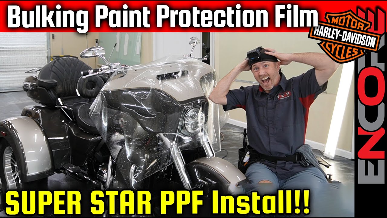 Harley Davison Paint Protection Film Installation (DIY Motorcycle PPF)