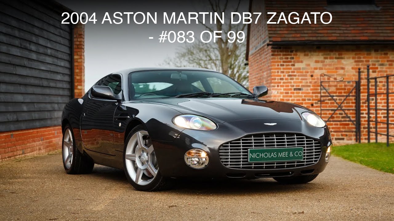2004 Aston Martin DB7 Zagato, #083 of 099 - Nicholas Mee & Company, Aston Martin Specialists