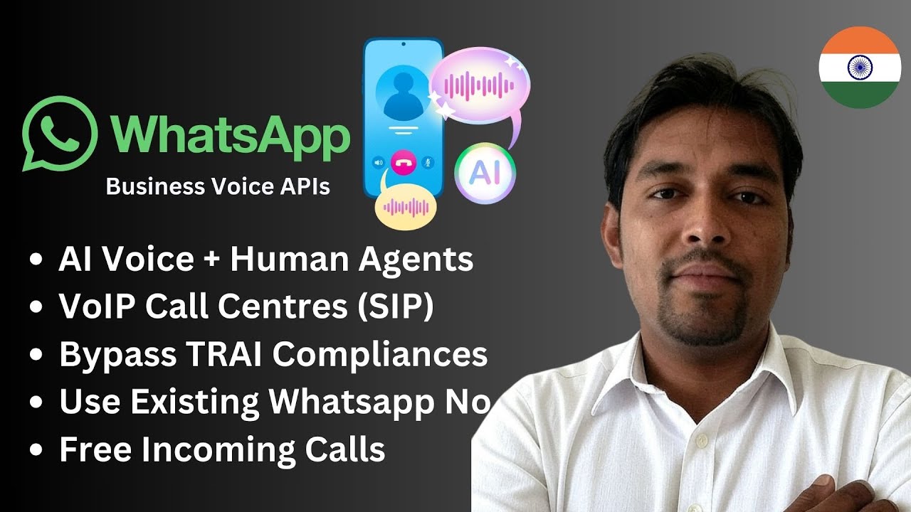 WhatsApp AI Voice Calling Agents India - Полная информация, настройка, демонстрация и пример кода...