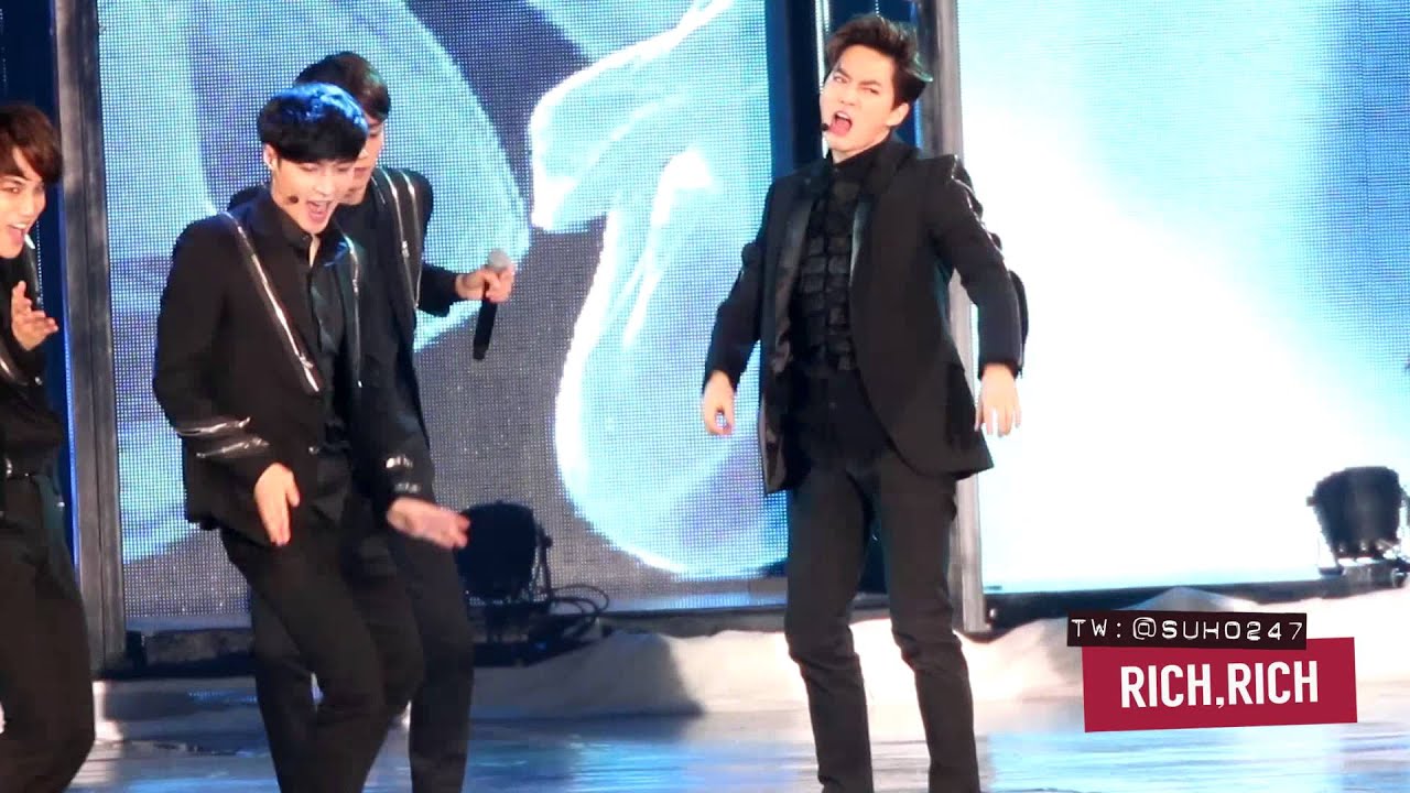 141203 MAMA EXO 블랙펄 + tell me what is love 수호 suho focus