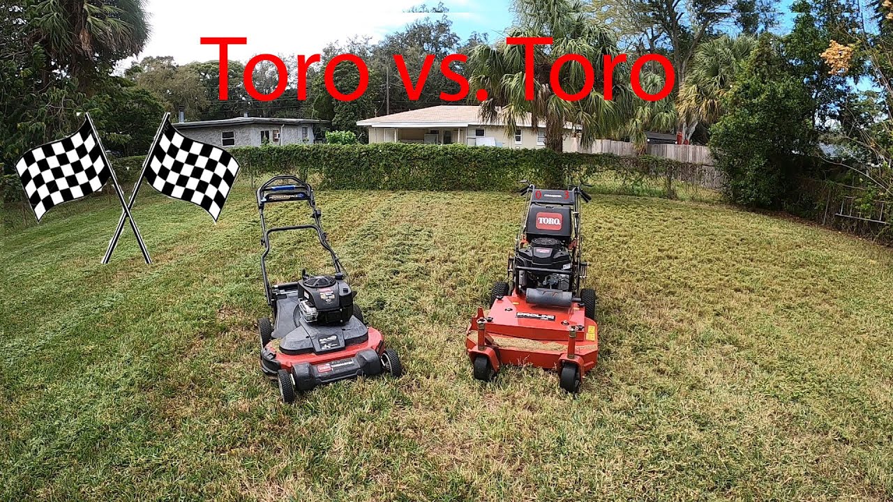 Toro Timemaster VS. Toro Proline