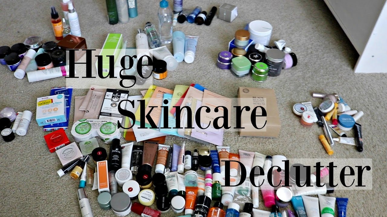 Skincare Declutter 2017 Part 1