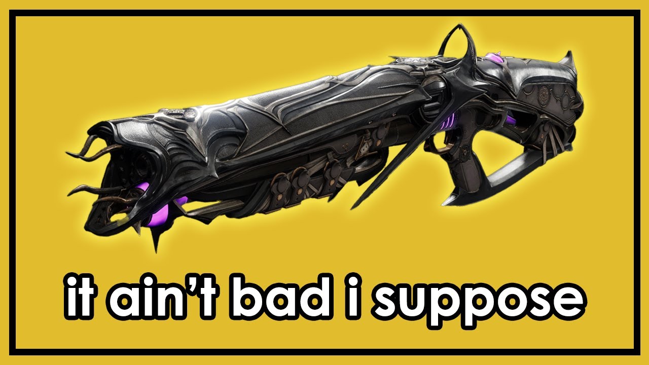 This is the 2nd best exotic shotgun in the game. BUT, I'm still whelmed.