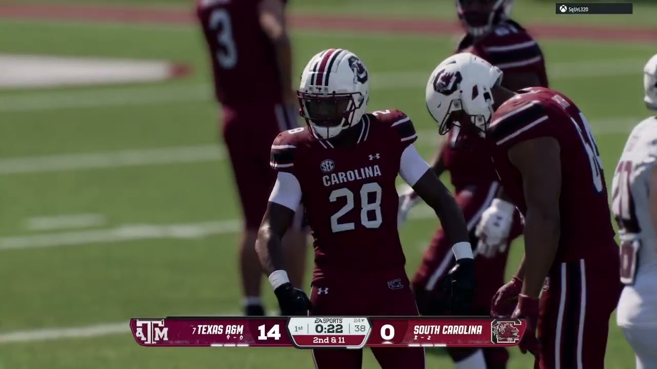 TTAA Dynasty - CFB26 - 2028 - South Carolina - vs Texas A&M