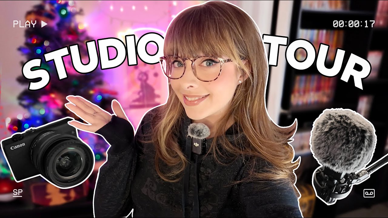 ASMR 🎤📷 A Tour of My Cozy ASMR Studio(s)!~📚🌲 Mic/Camera Equipment Set Up, Room Layout & F.A.Q.