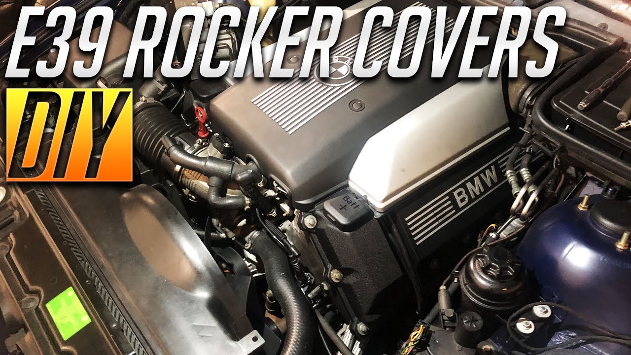 BMW E39 540i Valve Cover Gasket Replacement & Repaint DIY: Wrinkle Coat FTW