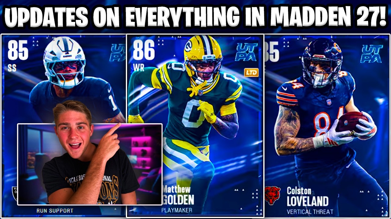 ОБНОВЛЕНИЯ ПО ВСЕМУ MADDEN 27! ПРЕДВАРИТЕЛЬНЫЙ ДОСТУП, ЧАСТЬ 1.5! УТЕЧКИ ИНФОРМАЦИИ О ВЫДАЮЩИХСЯ ...