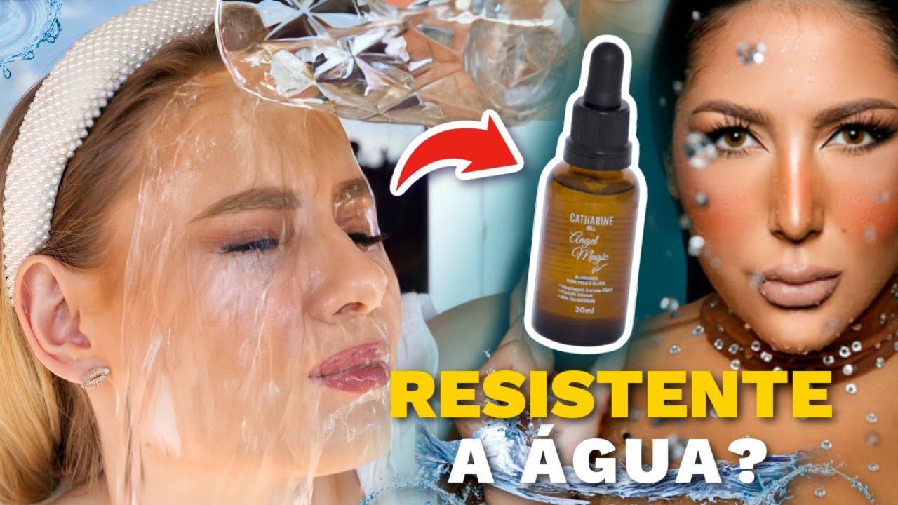 MAQUIAGEM Á PROVA D'ÁGUA só com UM PRODUTO? *Angel Magic Pri Lessa*