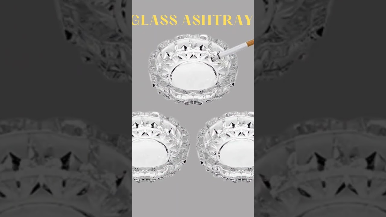 📞8307883468 Ashtray for Cigarette Smoking Glass L-10 H-10 B-10 ₹249 #viral #shortvideo #smoke