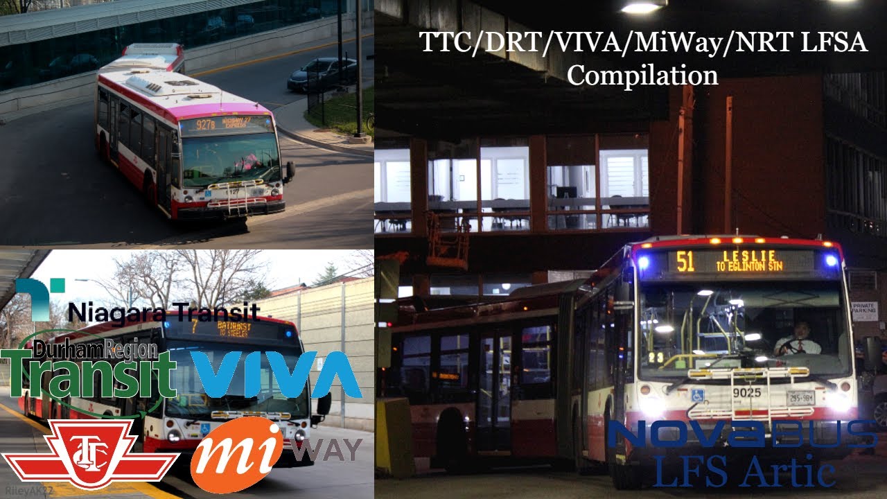 [TTC, DRT, NRT, VIVA, MiWay] Novabus LFSA Compilation | January 25'-December 25'