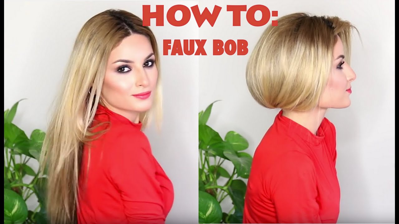 How to fake short hair (faux bob)!