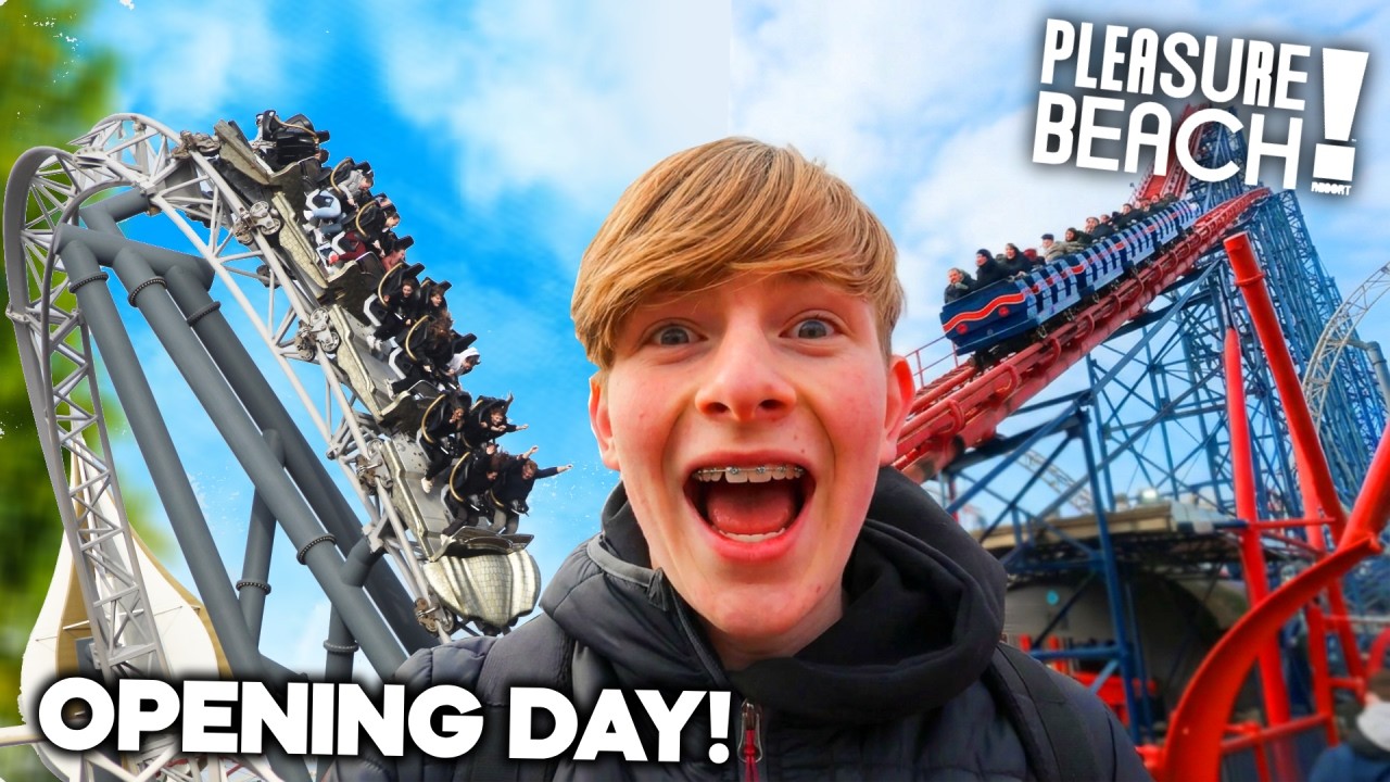 ЛУЧШИЙ ДЕНЬ ОТКРЫТИЯ парка развлечений Blackpool Pleasure Beach!