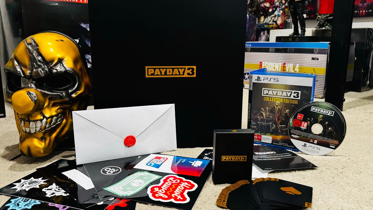 PayDay3 Collector Edition Unboxing🤔🤔