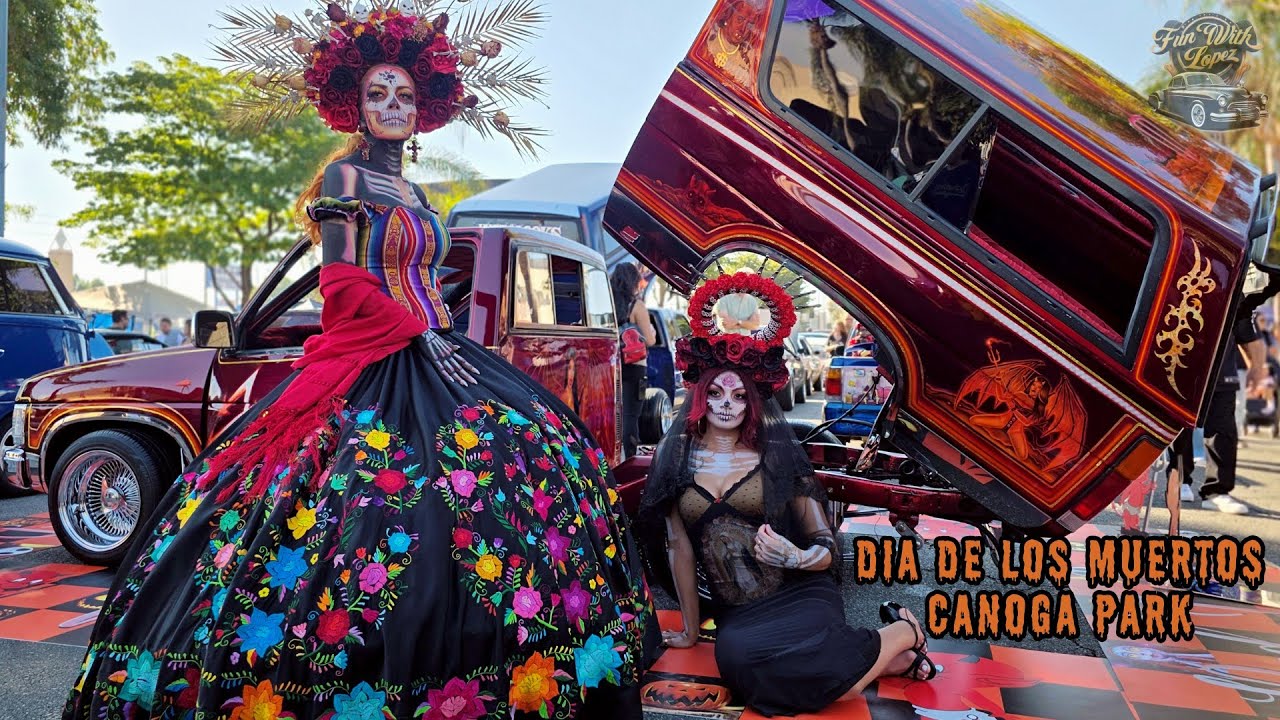 Канога-парк Dia De Los Muertos | Грандиозное празднование Lowriders, Dodgers и семейного отдыха!