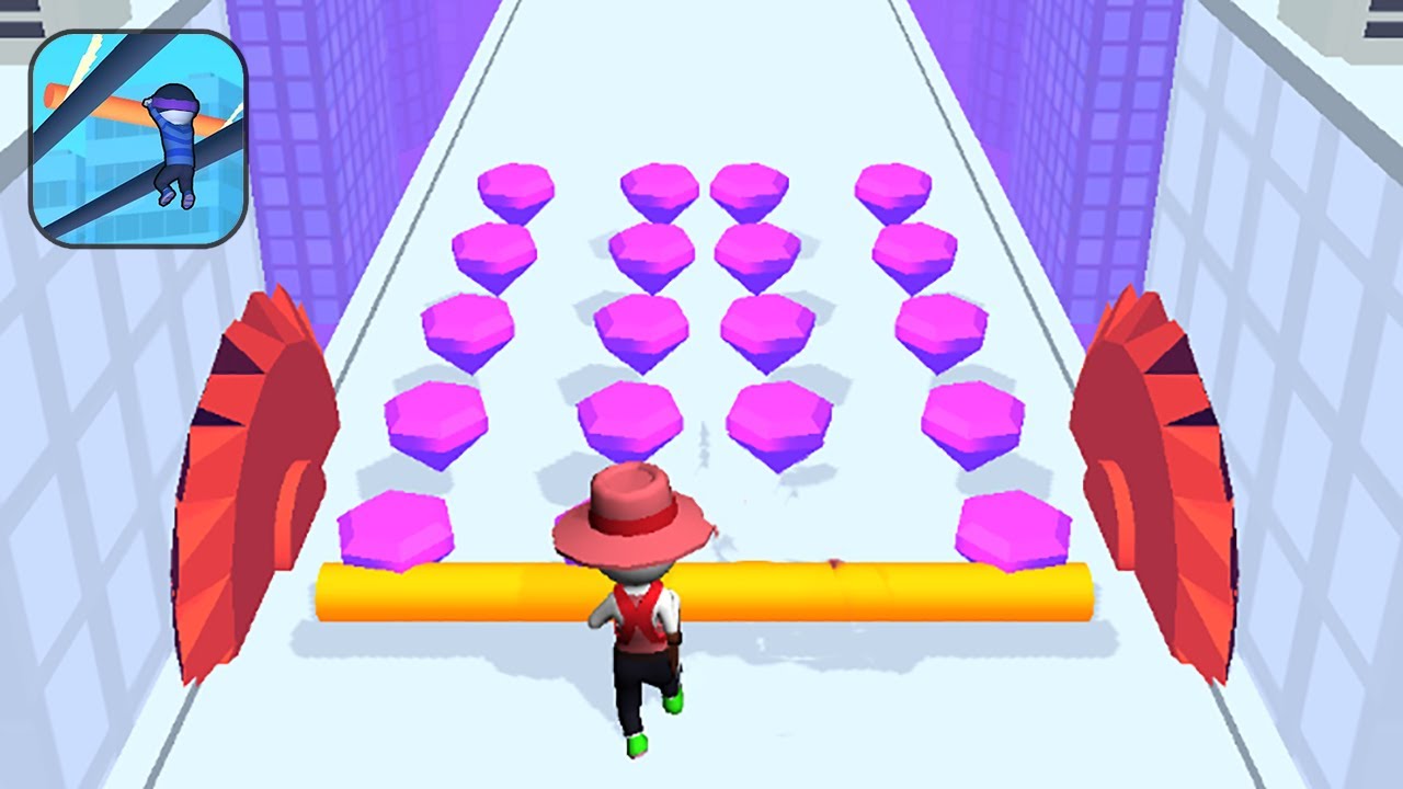 New Satisfying Mobile Game Roof Rails Top Free All Levels New Big Update Gameplay Walkthrough