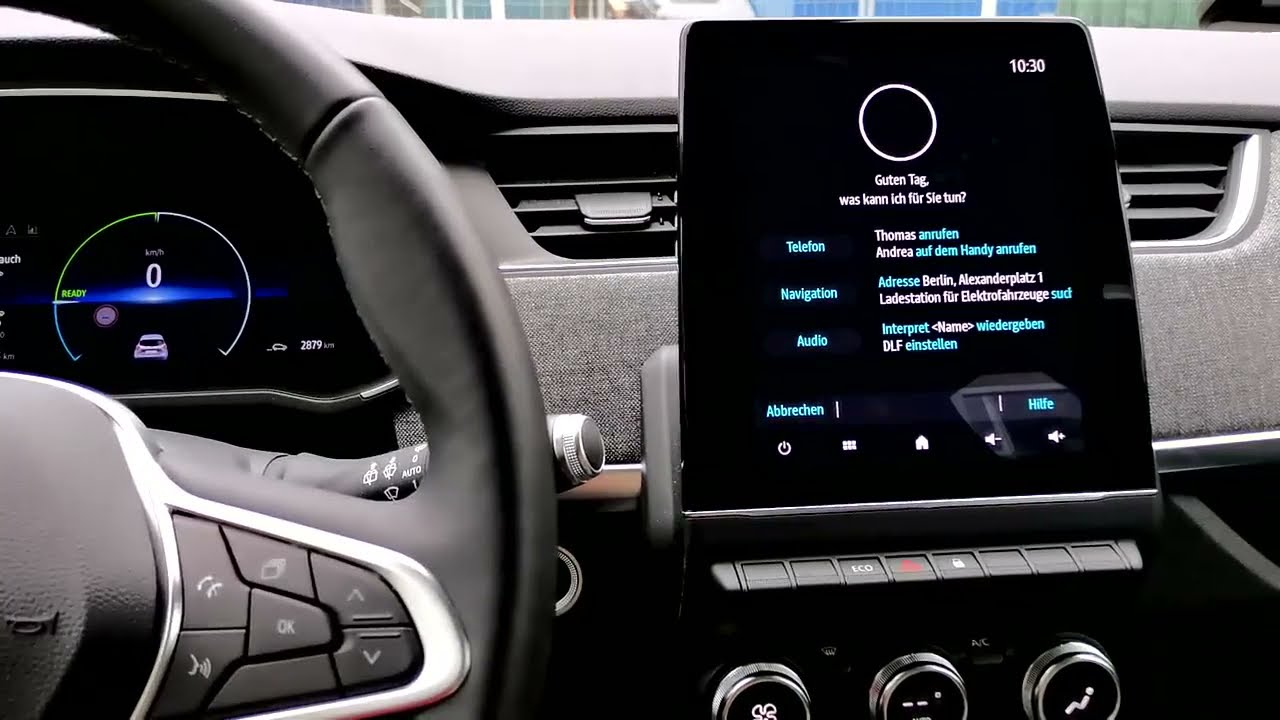 Renault Zoe ZE50 Sprachsteuerung