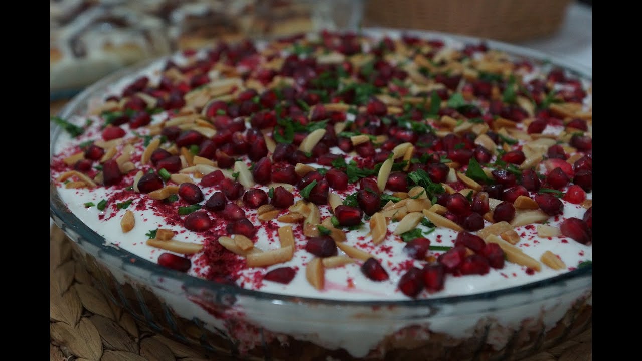 فتة الباتنجان بالدجاج