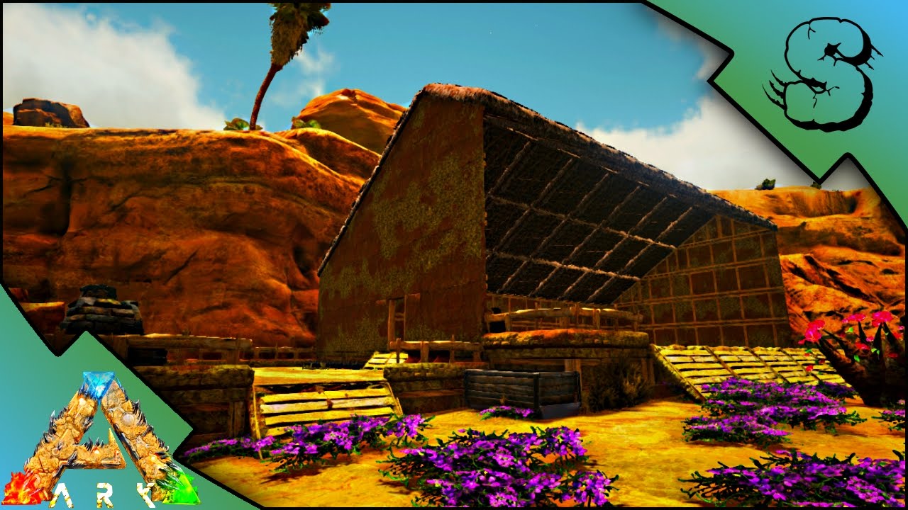 ADOBE BUILDING! BASE BUILDING AND FORTIFYING THE AREA | Ark: Scorched Earth [Gameplay E5]